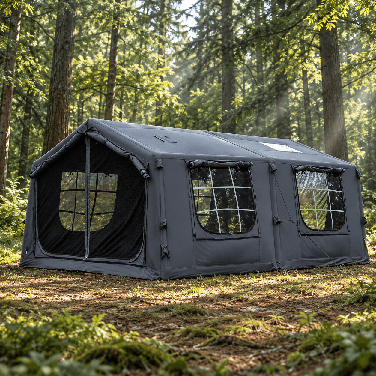 17.2㎡ Inflatable Camping Tent for 6–8 Person