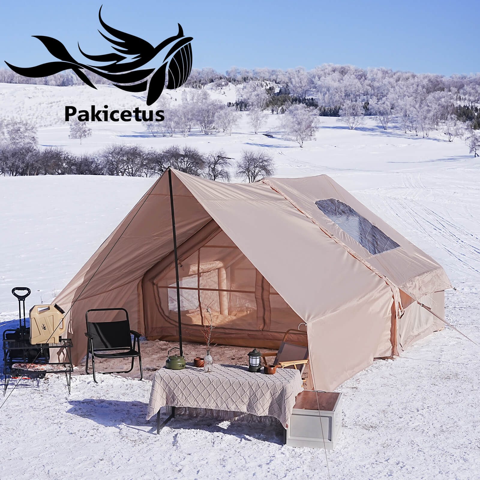 Pakicetus glamping tent
