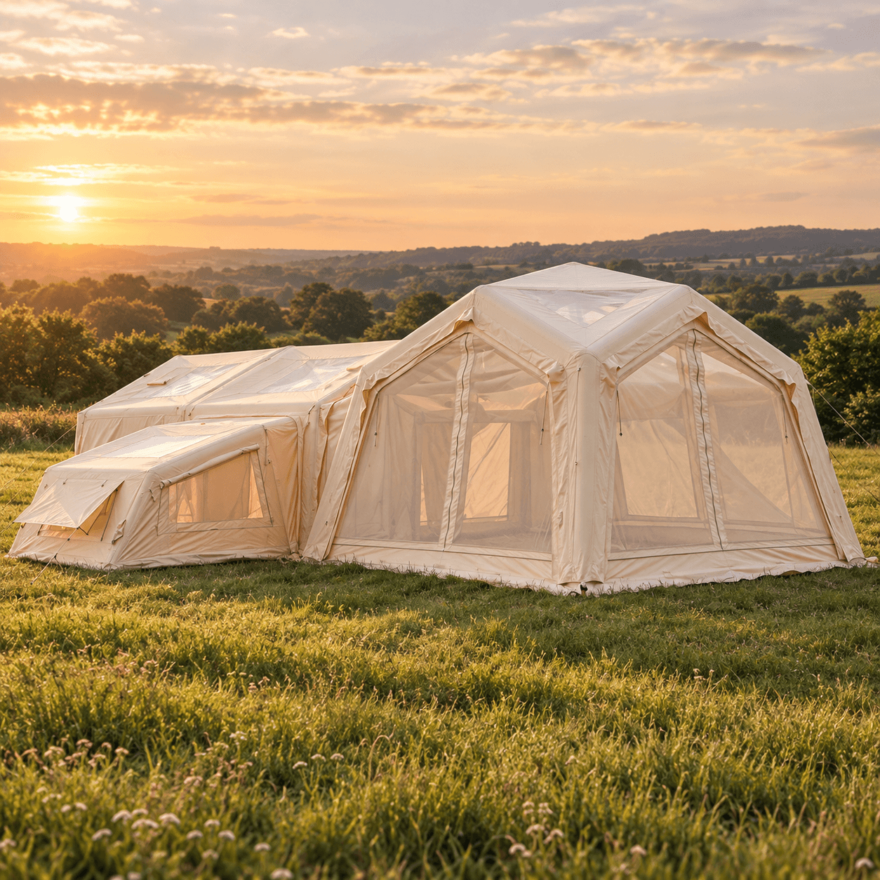 8+8 Hub Station Inflatable Tent