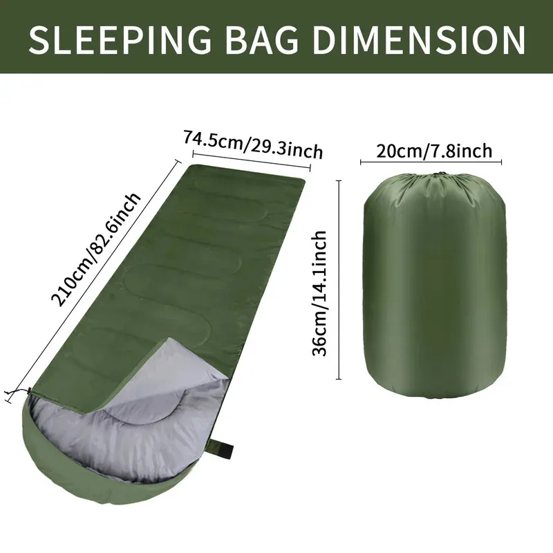 4-Season Envelope Sleeping Bag – view 3