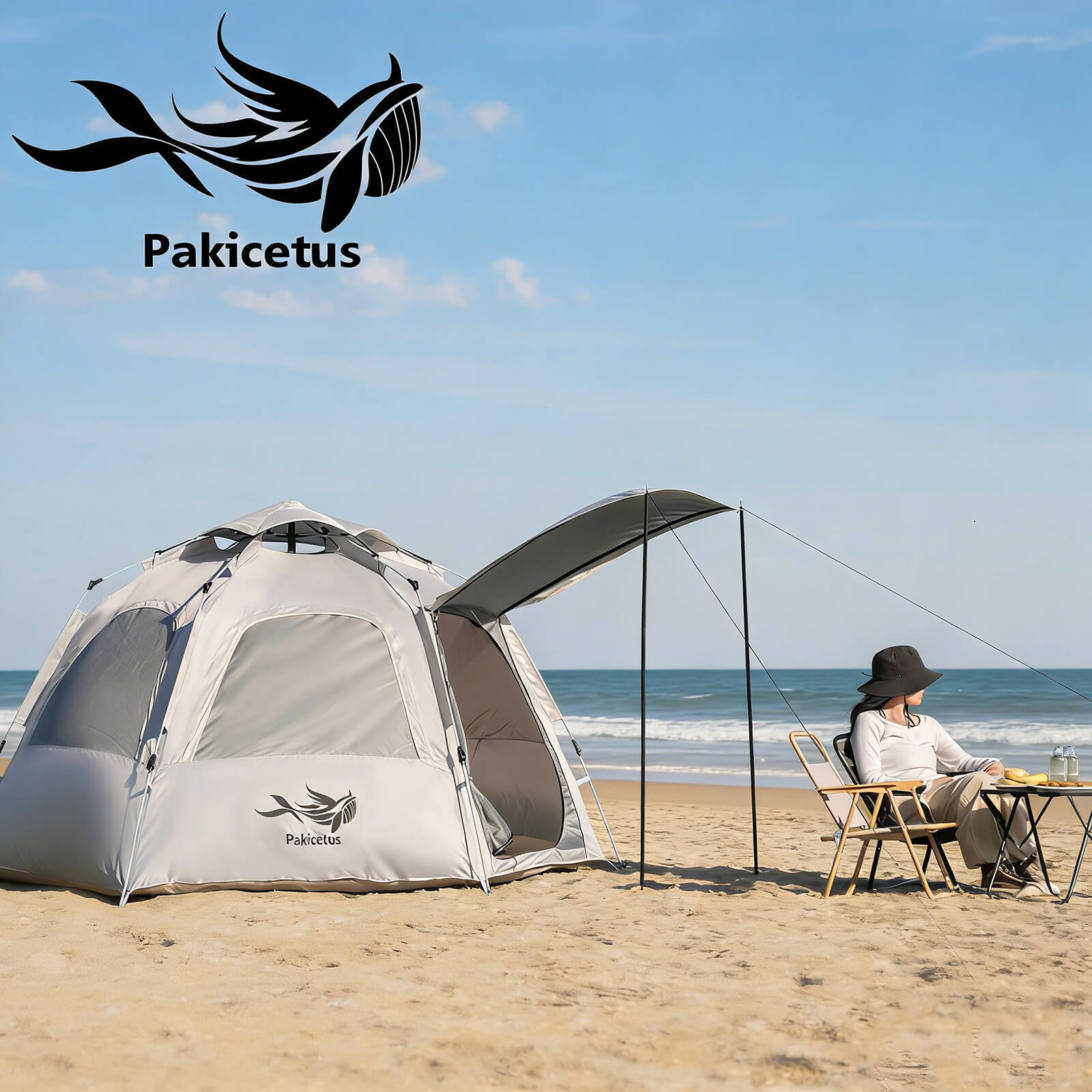 Hexagon Pop Up Camping Tent for 2–3 Person