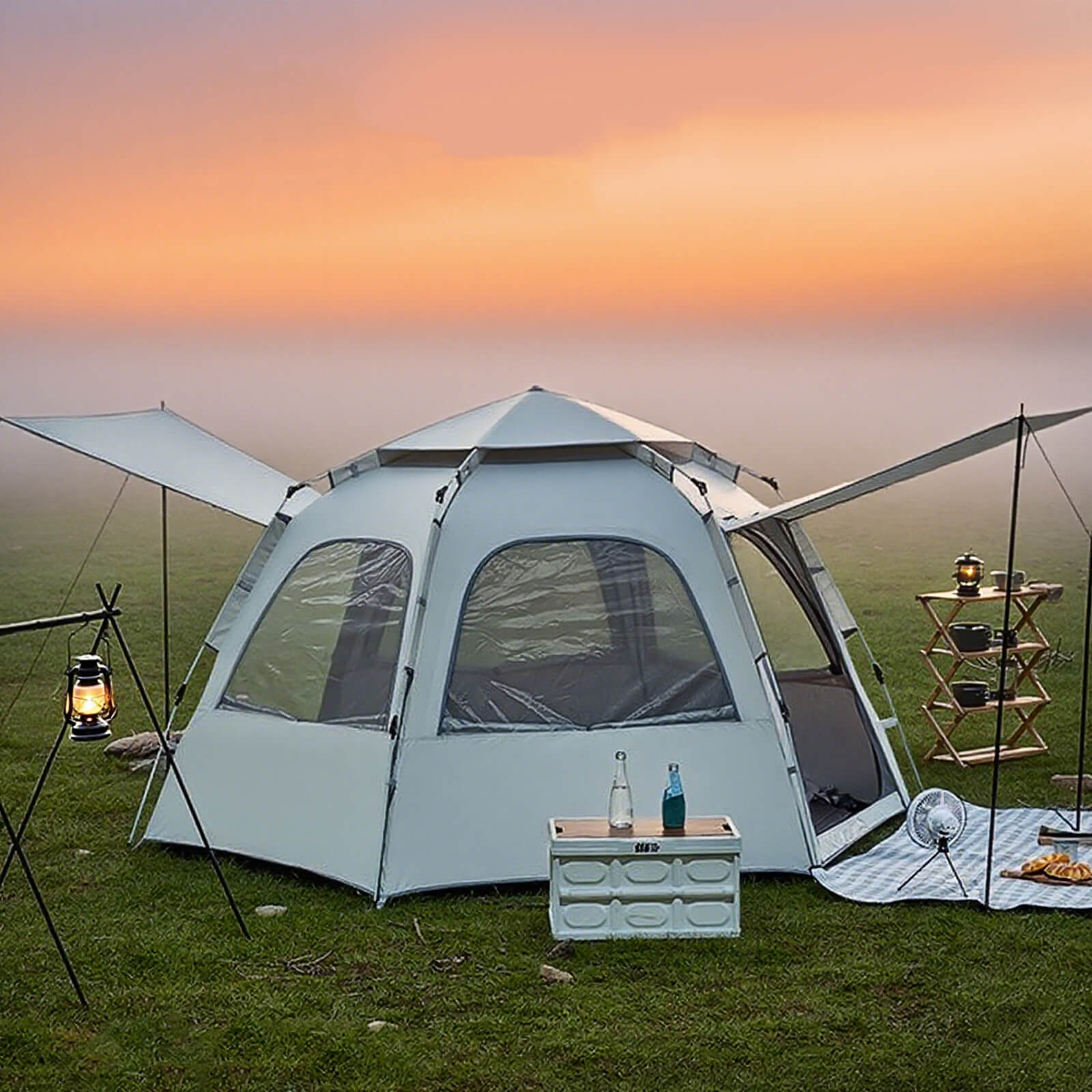 Hexagon Pop Up Camping Tent for 2–3 Person – view 3