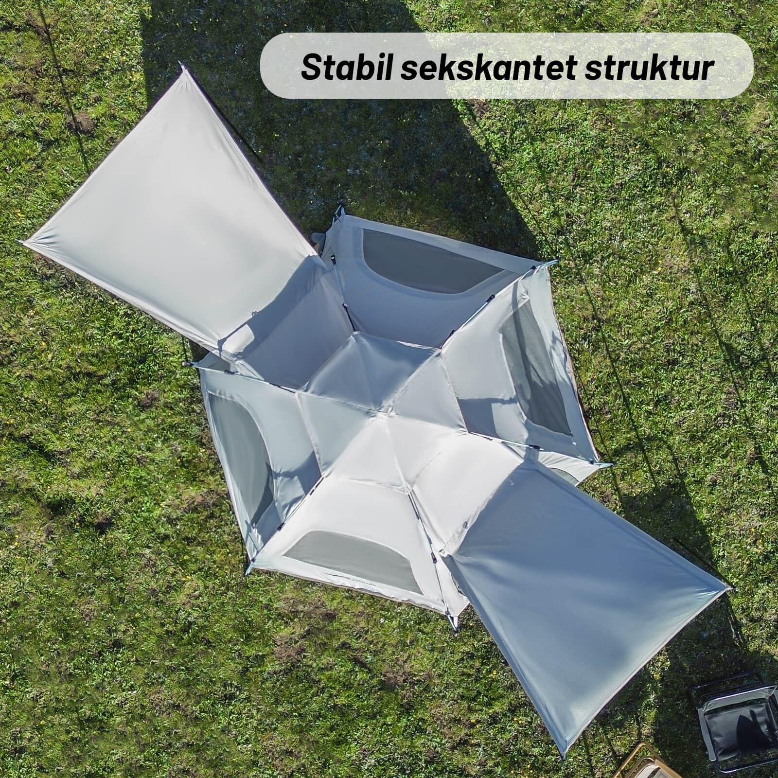 Hexagon Pop Up Camping Tent for 2–3 Person – view 5