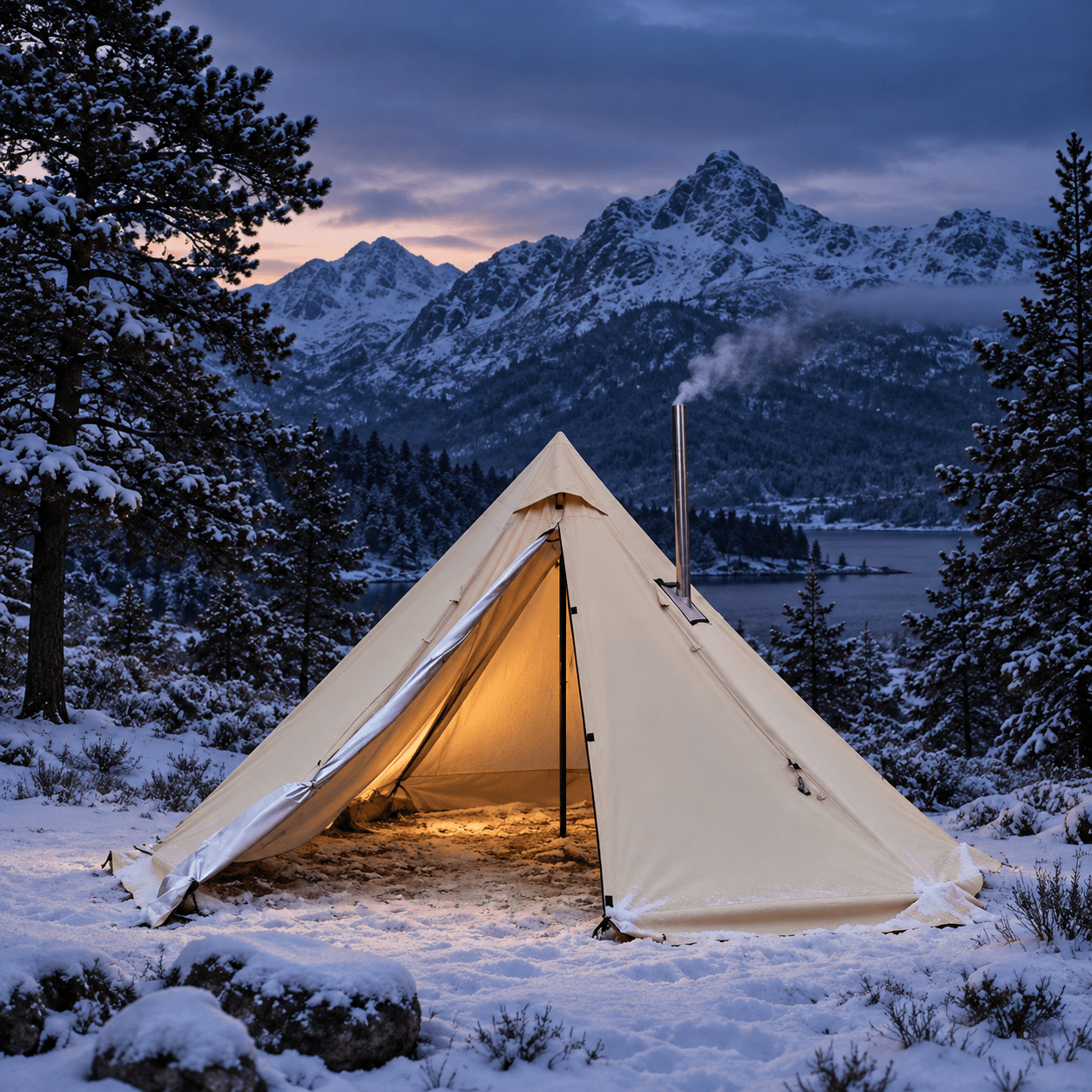 Hot Tent with Stove Jack - view 1