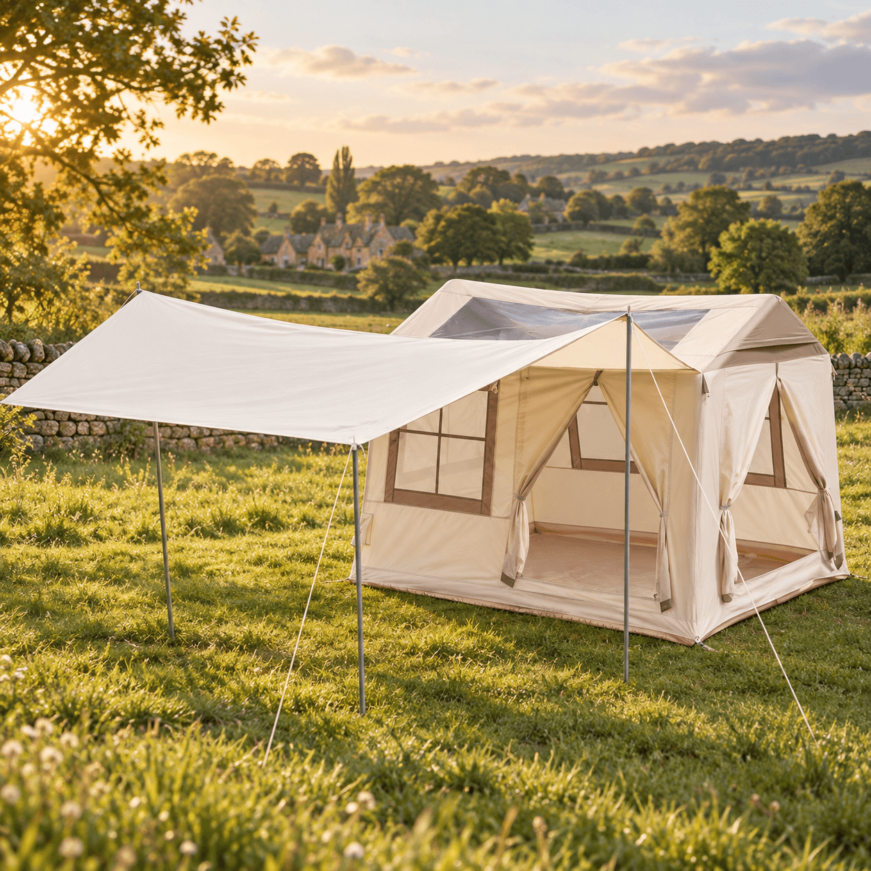 Integrated Inflatable Cabin Tent