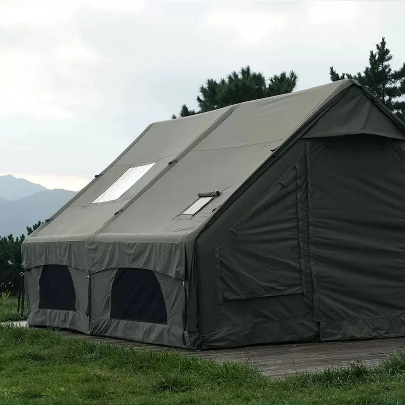 Inflatable Air Tent 4–6 Person with Electric Pump – view 3